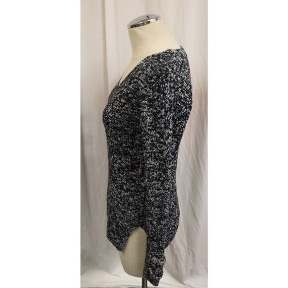 Guess Sweater Black Grey White Size Small Long Sleeves (13) - Picture 6 of 12
